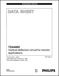 TDA4800 Datasheet
