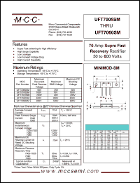 UFT7020SM Datasheet