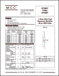 UF4006 Datasheet