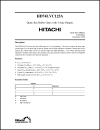 HD74LVC125A Datasheet