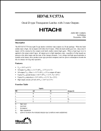 HD74LVC573A Datasheet