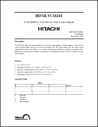 HD74LVC16241 Datasheet