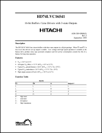 HD74LVC16541 Datasheet