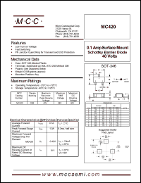 MC420 Datasheet