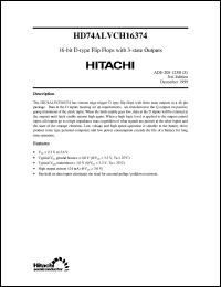 HD74ALVCH16374 Datasheet