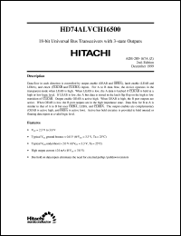 HD74ALVCH16500 Datasheet