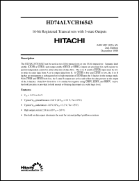 HD74ALVCH16543 Datasheet