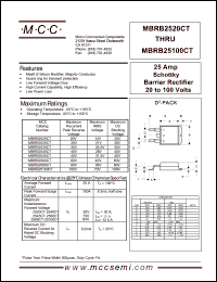 MBRB2535CT Datasheet