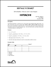 HD74ALVCH16827 Datasheet