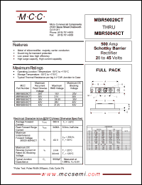 MBR50035CT Datasheet