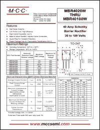 MBR4035W Datasheet