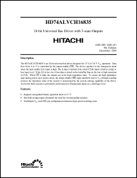 HD74ALVCH16835 Datasheet