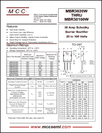 MBR3035W Datasheet