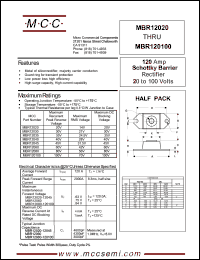 MBR12040 Datasheet