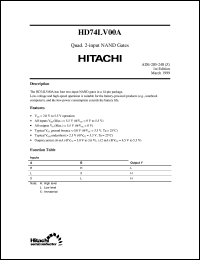 HD74LV00A Datasheet