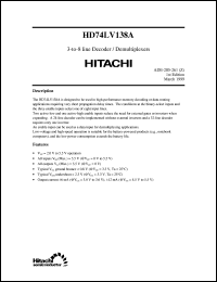 HD74LV138A Datasheet