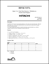 HD74LV157A Datasheet