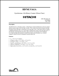 HD74LV161A Datasheet