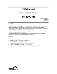 HD74LV166A Datasheet