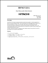 HD74LV221A Datasheet