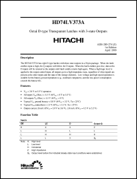 HD74LV373A Datasheet