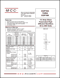 EGP10A Datasheet