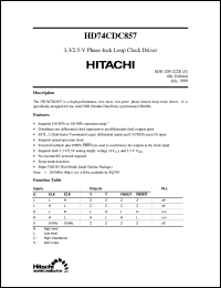 HD74CDC857 Datasheet