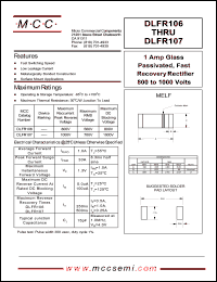 DLFR107 Datasheet