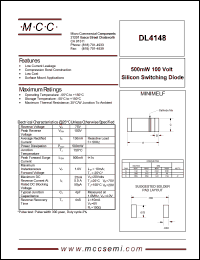 DL4148 Datasheet