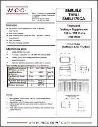 SMBJ160C Datasheet