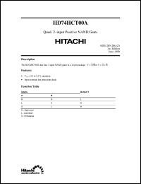 HD74HCT00A Datasheet