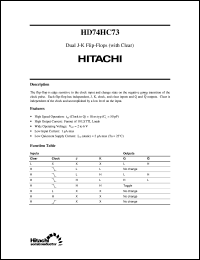 HD74HC73 Datasheet