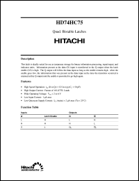 HD74HC75 Datasheet
