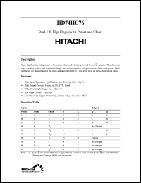 HD74HC76 Datasheet