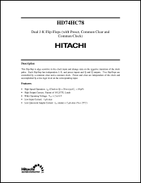 HD74HC78 Datasheet