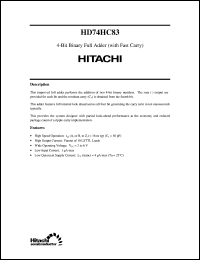 HD74HC83 Datasheet