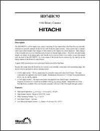 HD74HC93 Datasheet