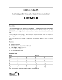 HD74HC123A Datasheet