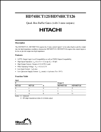 HD74HCT125 Datasheet