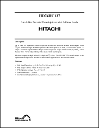 HD74HC137 Datasheet