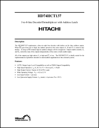 HD74HCT137 Datasheet