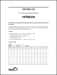 HD74HC138 Datasheet