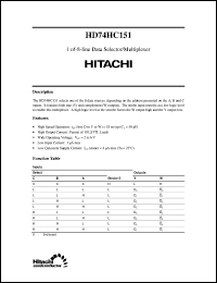 HD74HC151 Datasheet