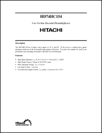 HD74HC154 Datasheet