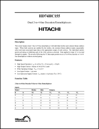 HD74HC155 Datasheet