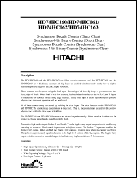 HD74HC162 Datasheet