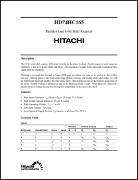 HD74HC165 Datasheet