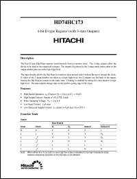 HD74HC173 Datasheet