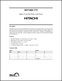 HD74HC175 Datasheet