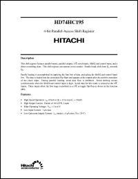 HD74HC195 Datasheet